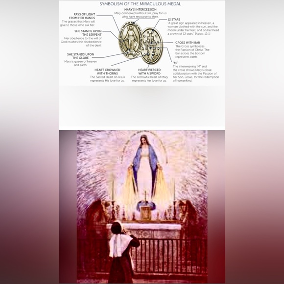 COPY - MIRACULOUS MEDAL |”to wear about the neck for graces” | for men, women, … - Picture 3 of 6